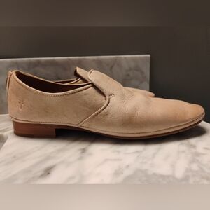 Frye Ashley Slip On 79937 Womens Brown Leather Loafer Flats Shoes Size 7.5M